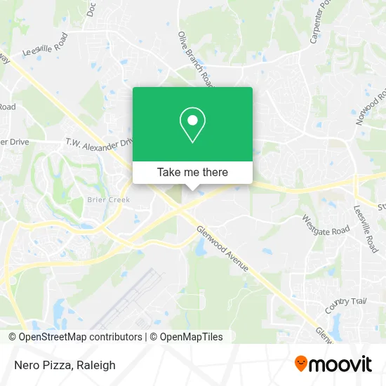 Nero Pizza map