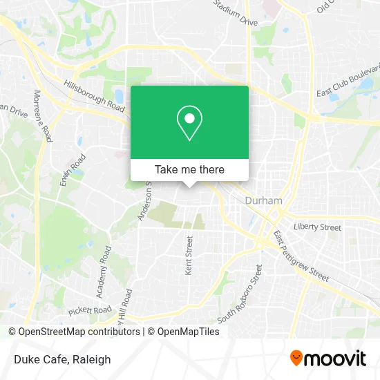 Duke Cafe map