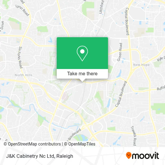 J&K Cabinetry Nc Ltd map