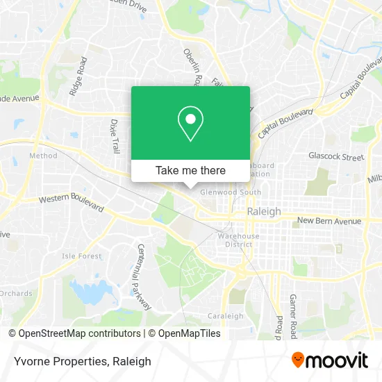 Yvorne Properties map