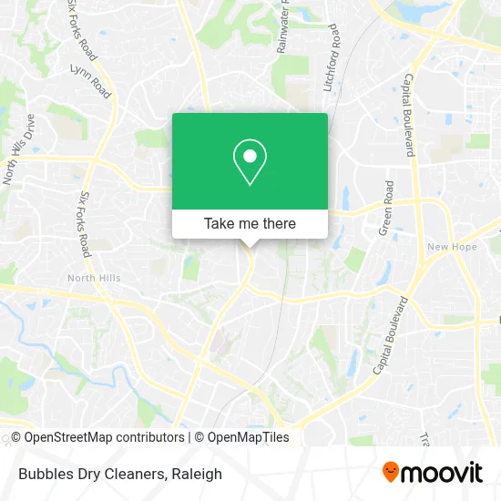 Bubbles Dry Cleaners map