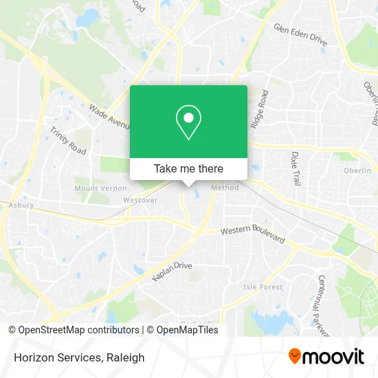 Horizon Services map