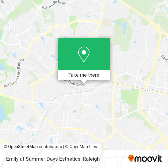 Emily at Summer Days Esthetics map