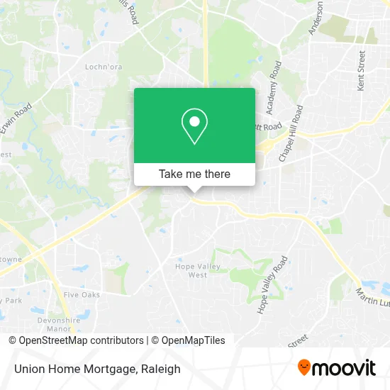 Union Home Mortgage map