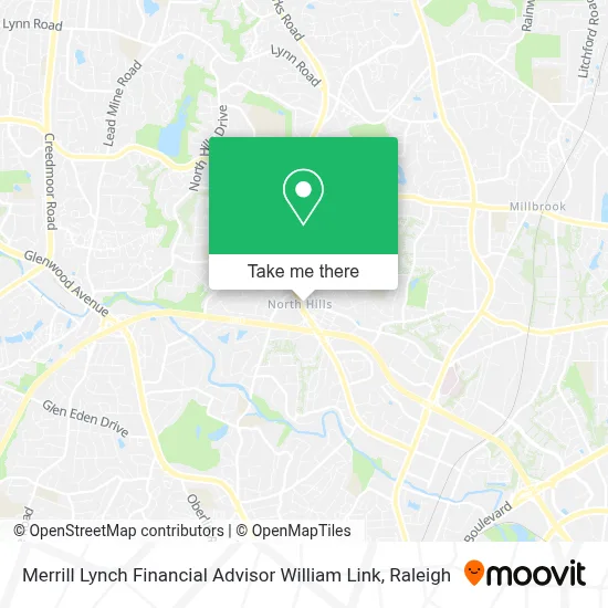 Merrill Lynch Financial Advisor William Link map