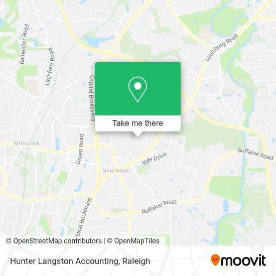 Hunter Langston Accounting map