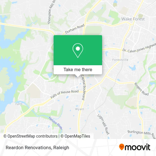 Reardon Renovations map
