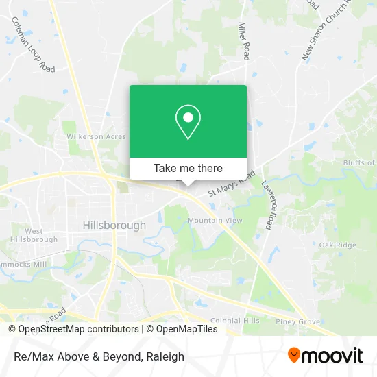 Re/Max Above & Beyond map