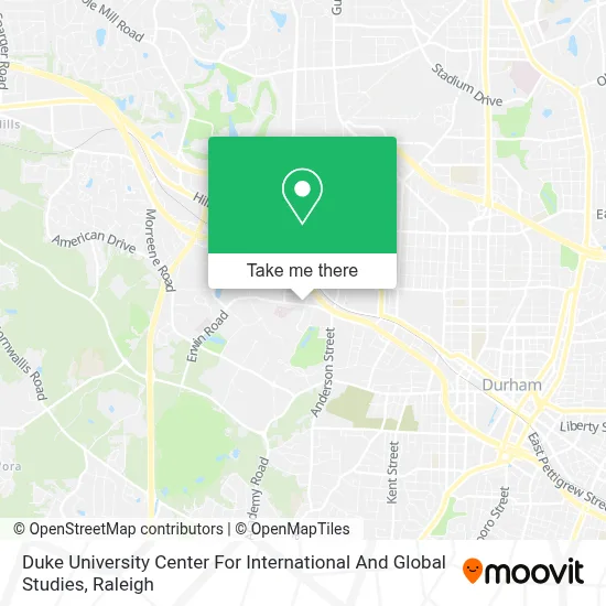 Duke University Center For International And Global Studies map