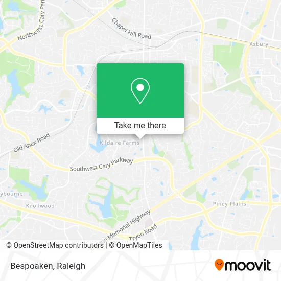 Bespoaken map