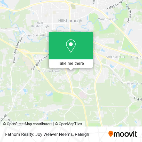 Fathom Realty: Joy Weaver Neems map