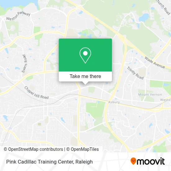 Pink Cadillac Training Center map