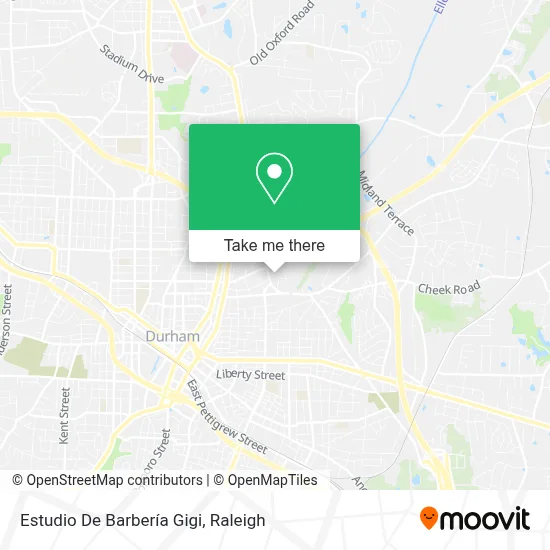 Estudio De Barbería Gigi map