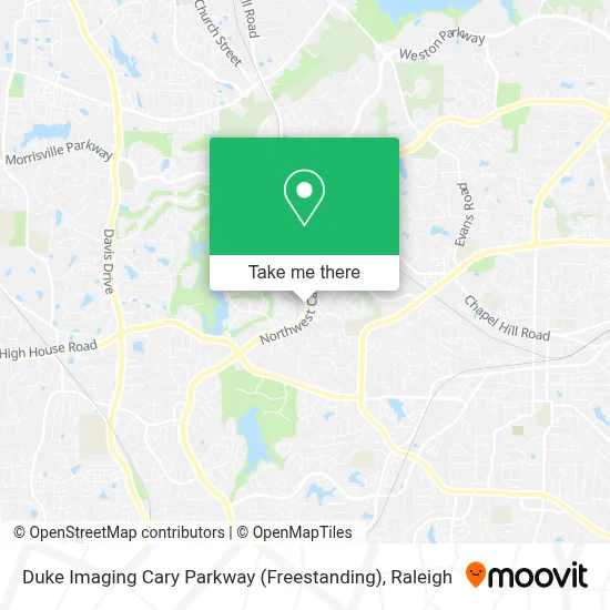 Duke Imaging Cary Parkway (Freestanding) map