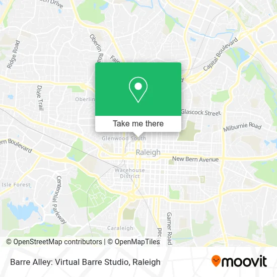 Barre Alley: Virtual Barre Studio map