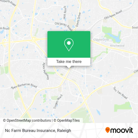 Nc Farm Bureau Insurance map