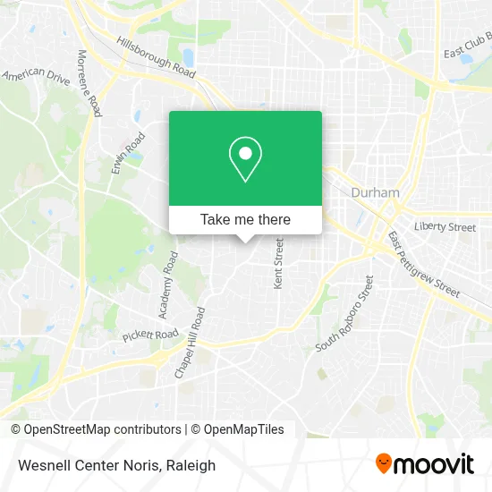 Wesnell Center Noris map
