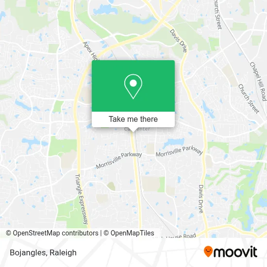 Mapa de Bojangles
