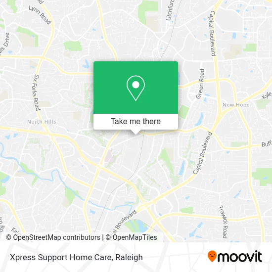 Xpress Support Home Care map