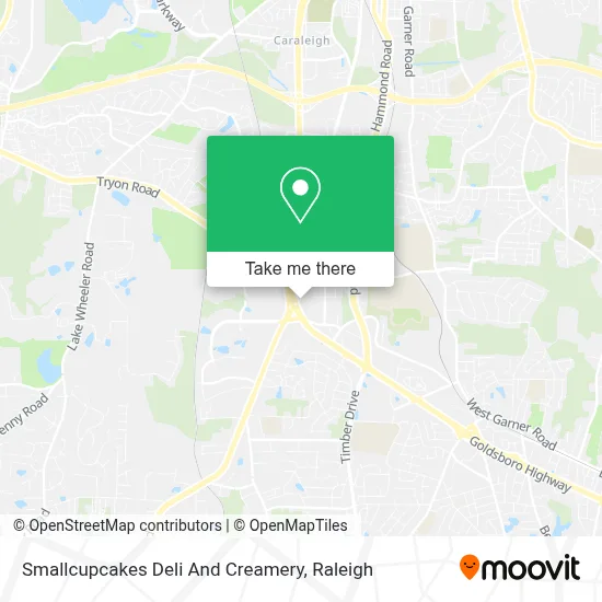 Smallcupcakes Deli And Creamery map