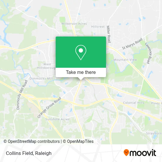 Collins Field map