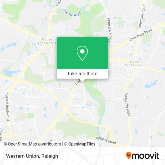 Western Union map