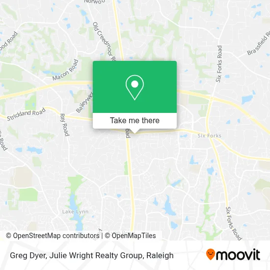 Greg Dyer, Julie Wright Realty Group map