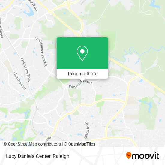 Lucy Daniels Center map