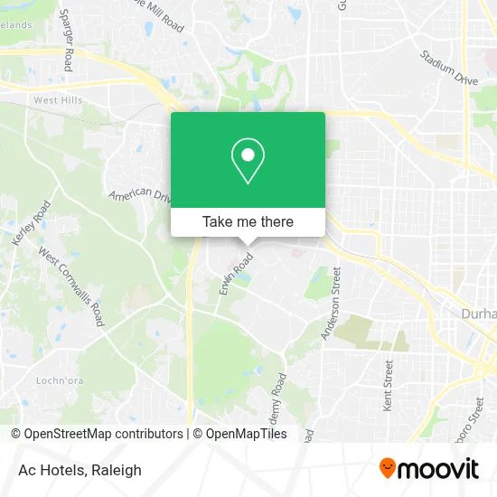Ac Hotels map