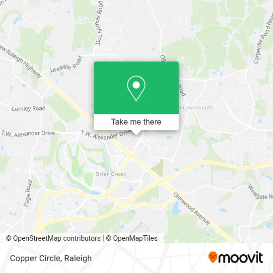 Copper Circle map