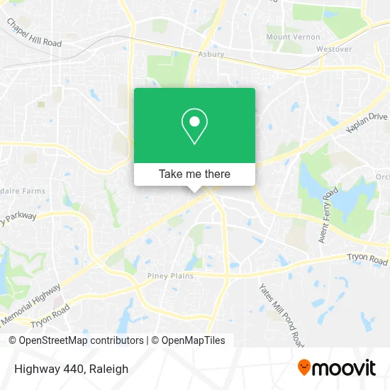 Highway 440 map