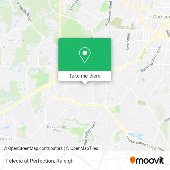 Felecia at Perfection map