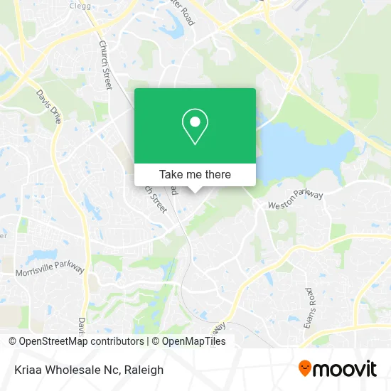 Kriaa Wholesale Nc map