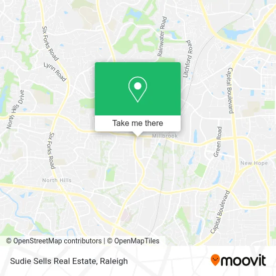 Sudie Sells Real Estate map