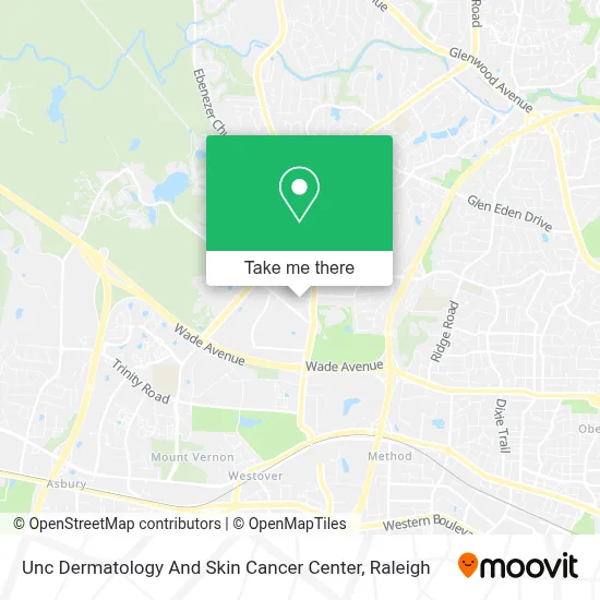 Unc Dermatology And Skin Cancer Center map