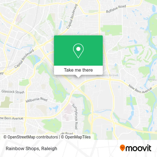 Rainbow Shops map