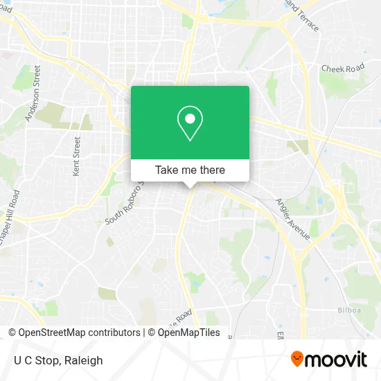 U C Stop map