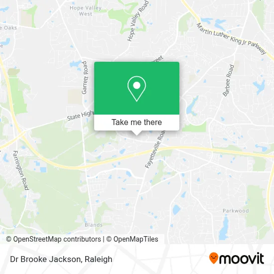 Dr Brooke Jackson map