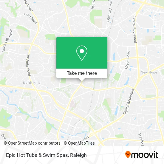 Epic Hot Tubs & Swim Spas map
