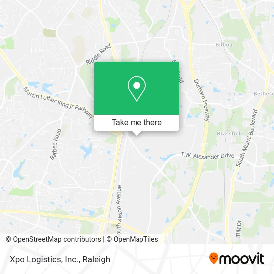 Xpo Logistics, Inc. map