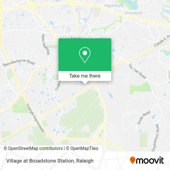 Village at Broadstone Station map