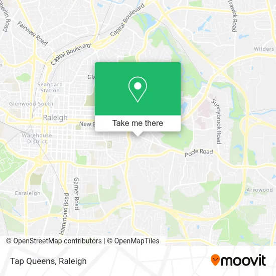Tap Queens map