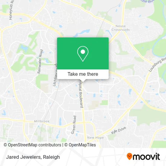 Jared Jewelers map