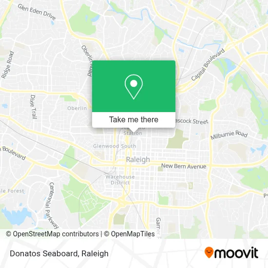 Donatos Seaboard map