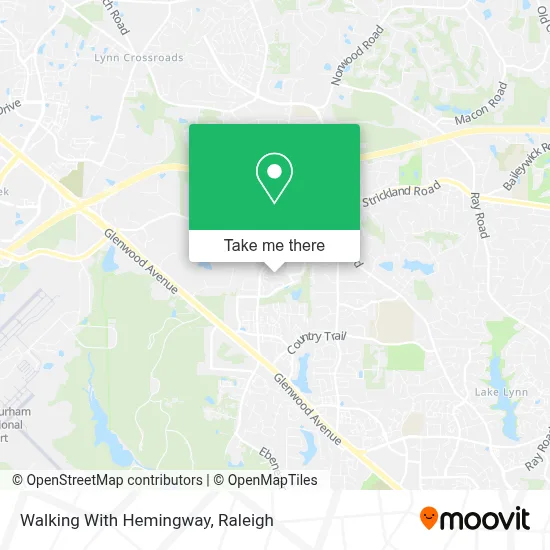 Walking With Hemingway map