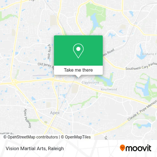 Vision Martial Arts map