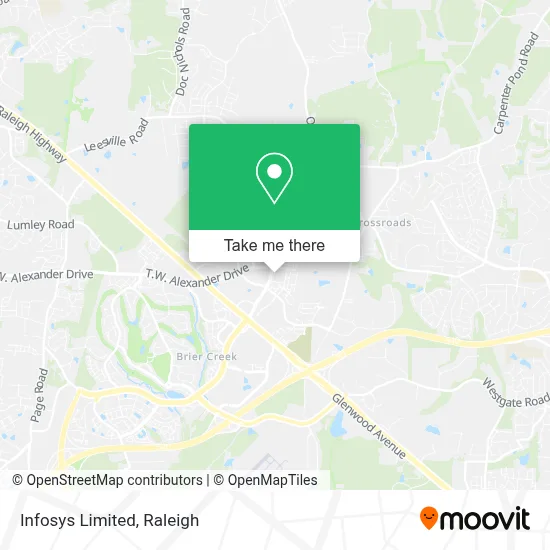 Infosys Limited map