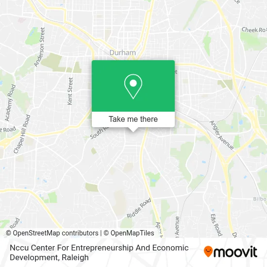 Nccu Center For Entrepreneurship And Economic Development map