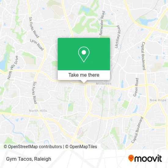 Gym Tacos map