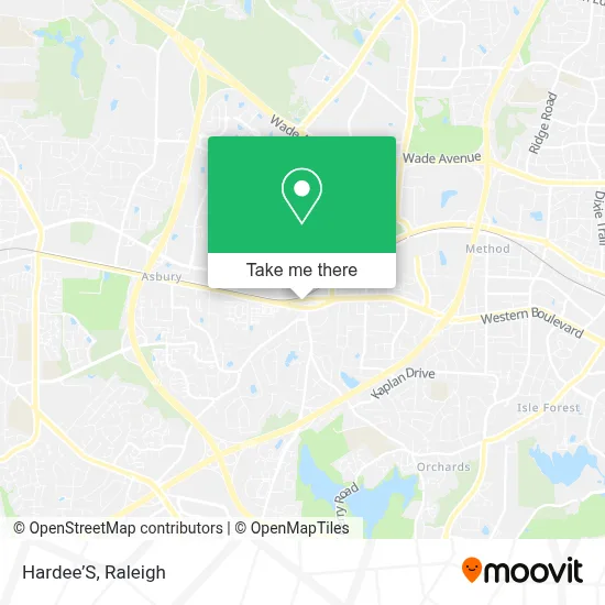 Hardee’S map